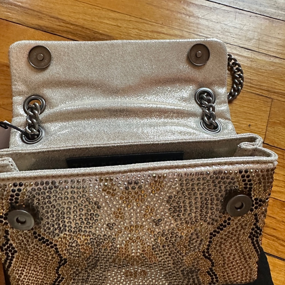 Brand New, RARE & Beautiful Kurt Geiger Multi Crystal Mini Kensington handbag. - Picture 6 of 12